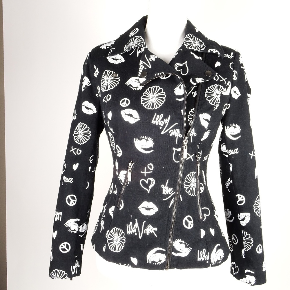 TWIGGY LONDON Black/White WOMENS SIZE XS